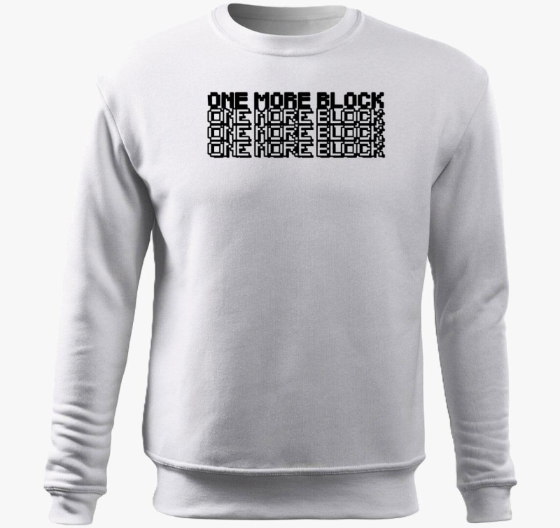 Minecraft one more block pulover s kapuco