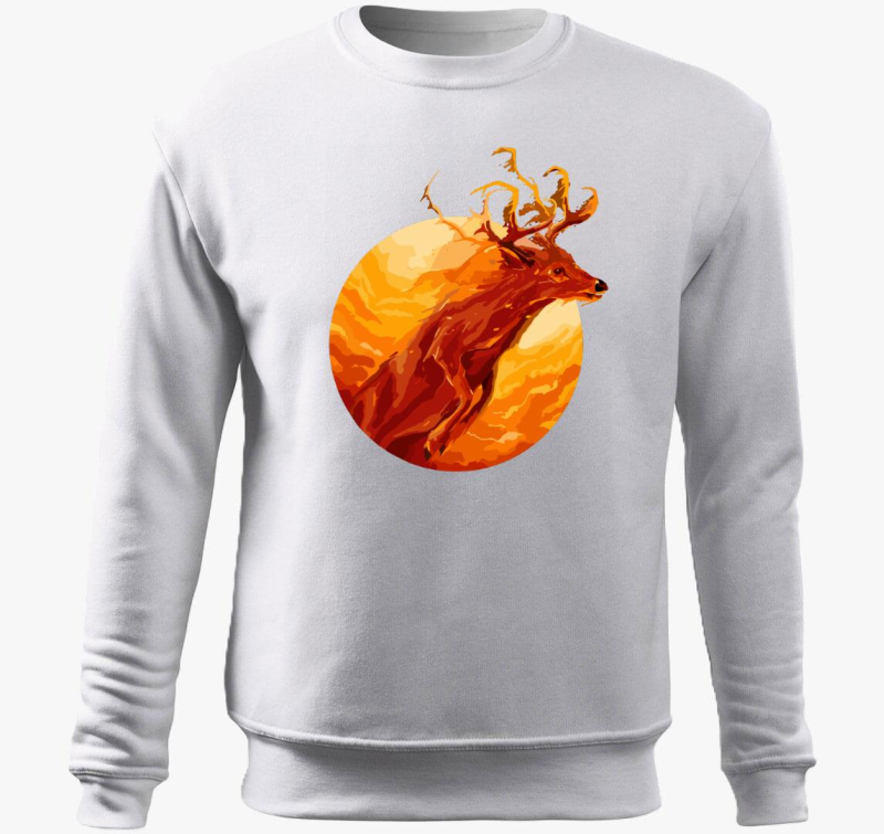 Szarvas Art pulover s kapuco