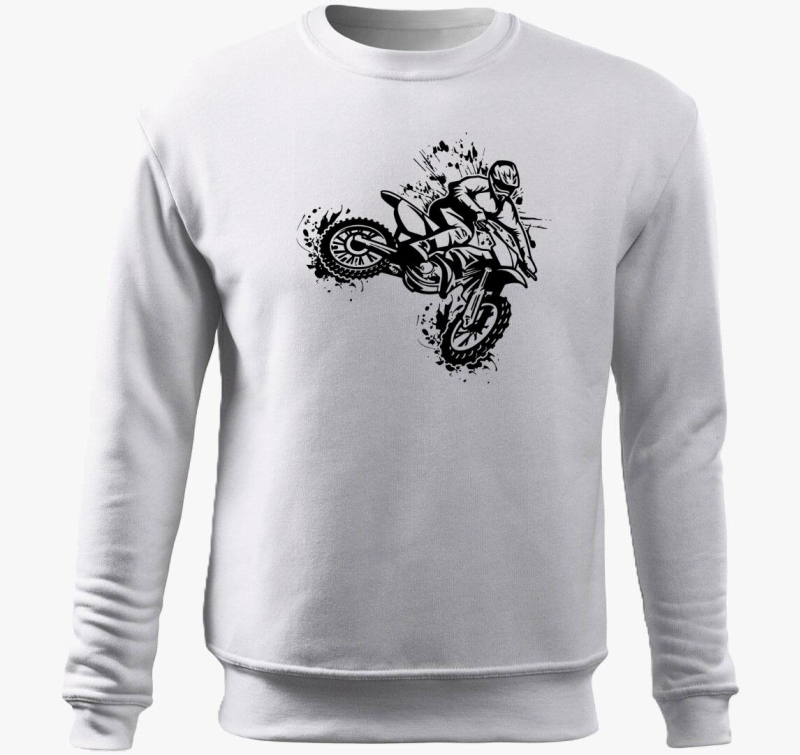 Motoros pulover s kapuco