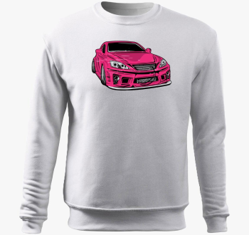 Csajos pink verda pulover s kapuco