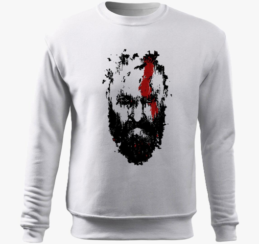 God of war dotted face pulover...