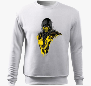 Mortal Kombat Scorpion Dotted pulover s kapuco