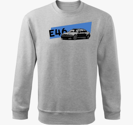 BMW E46 feliratos pulover s ka...