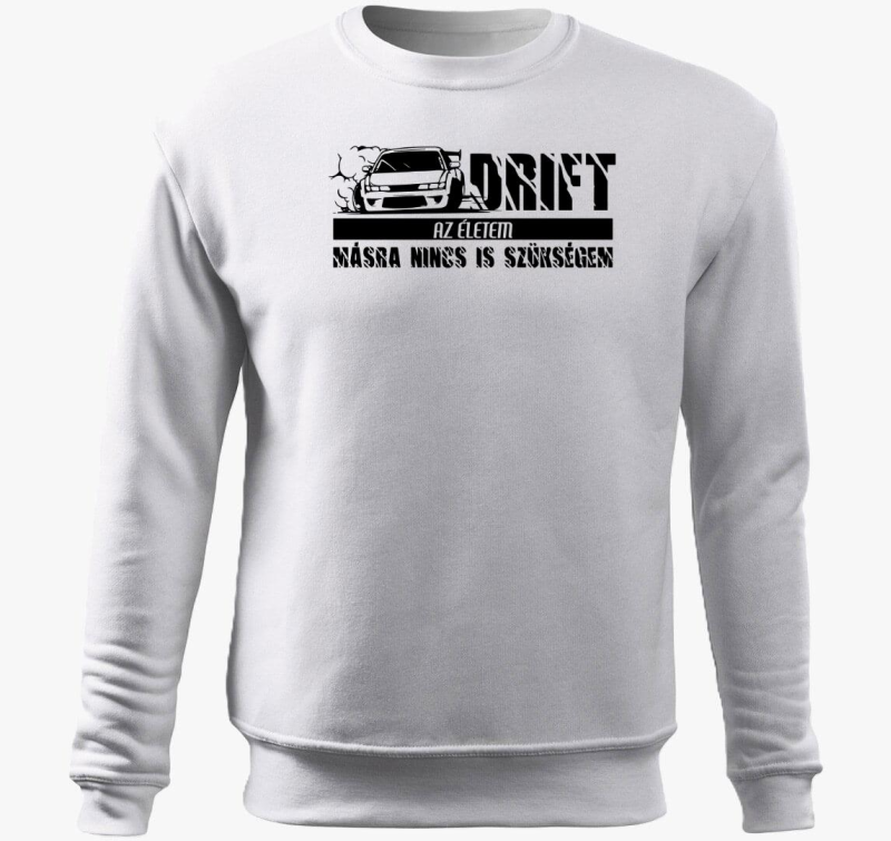 Drift je moje življenje pulover s kapuco