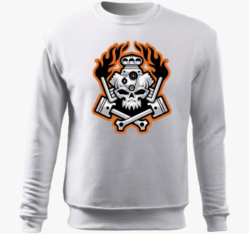 Skull motor pulover 