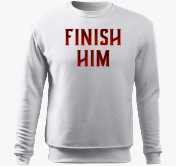 Mortal Kombat Finish Him pulover s kapuco