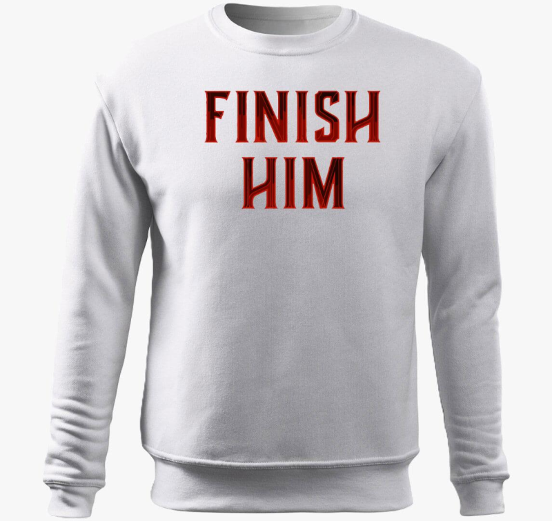 Mortal Kombat Finish Him pulover s kapuco