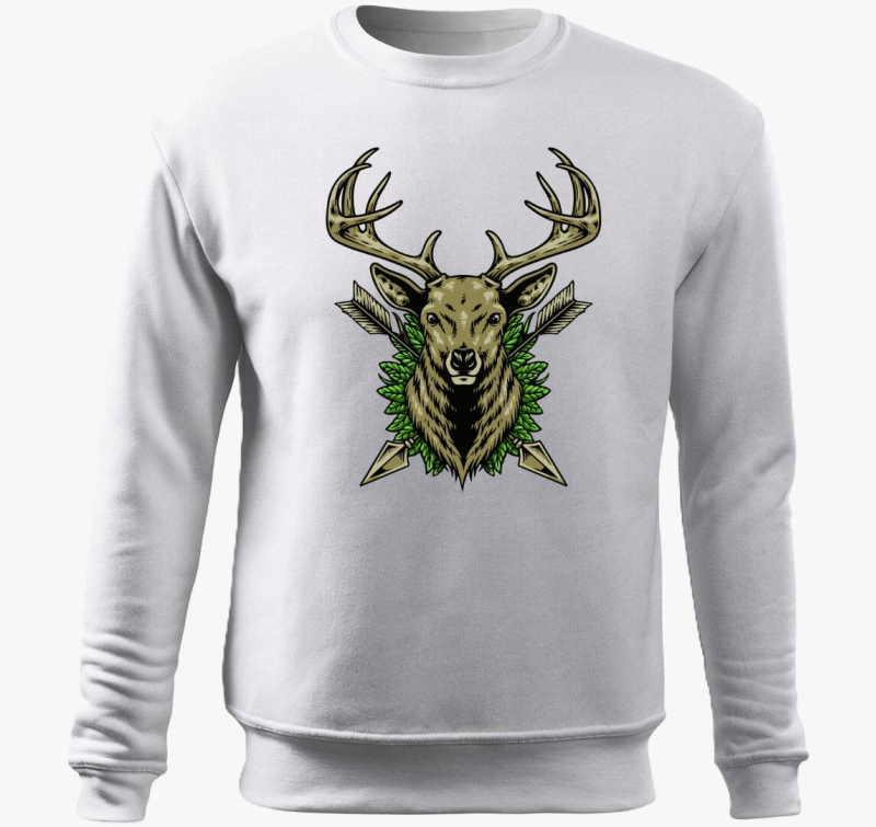 Szarvas fej pulover s kapuco