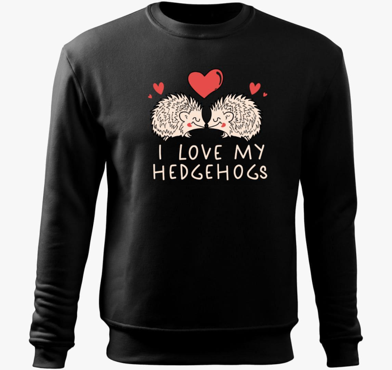 I love my hedgehogs pulover s kapuco