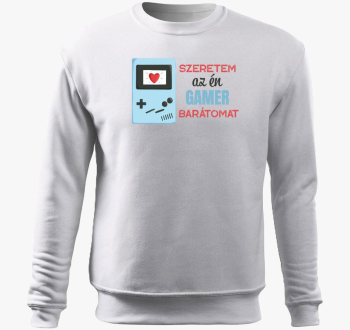 Szeretem gamer pulover s kapuco