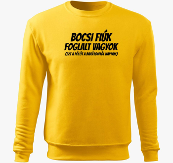 Bocsi foglalt sem pulover s kapuco