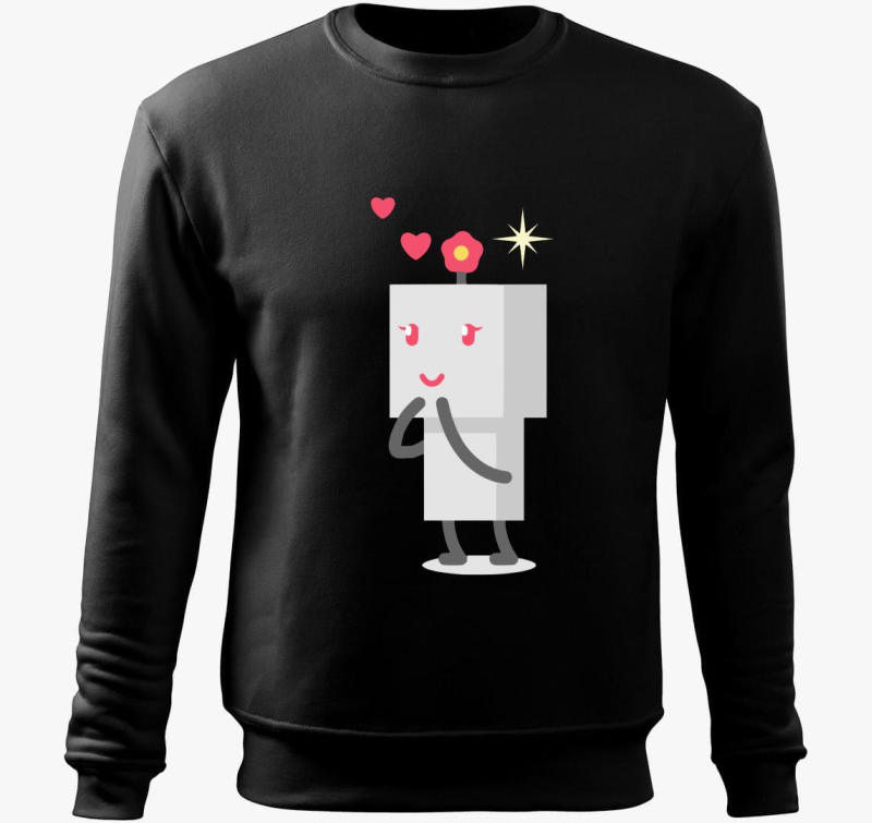 Robot szerelmes dekle pulover s kapuco