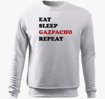 Eat Sleep Gazpacho pulover s kapuco