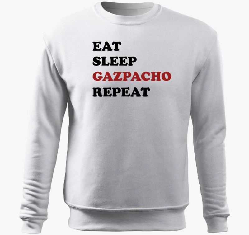 Eat Sleep Gazpacho pulover s kapuco