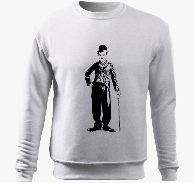 Charlie Chaplin pulover s kapuco