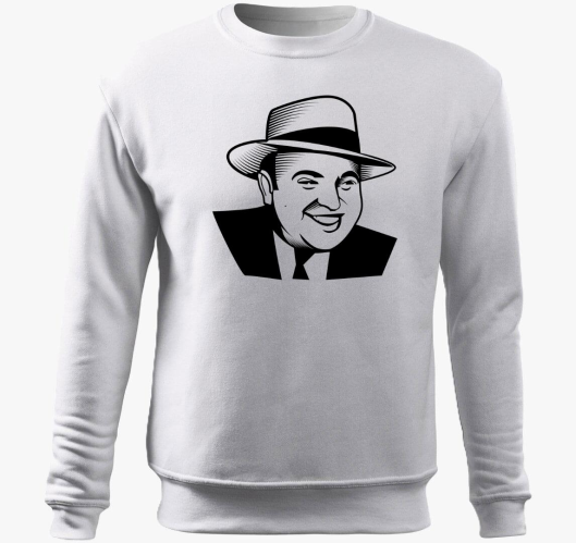 Al Capone pulover s kapuco