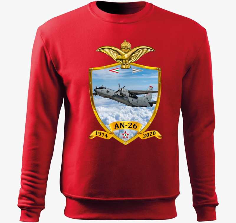 Pajzs An-26 pulover s kapuco