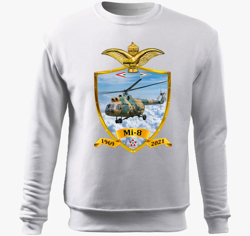 Pajzs Mi-8 pulover s kapuco