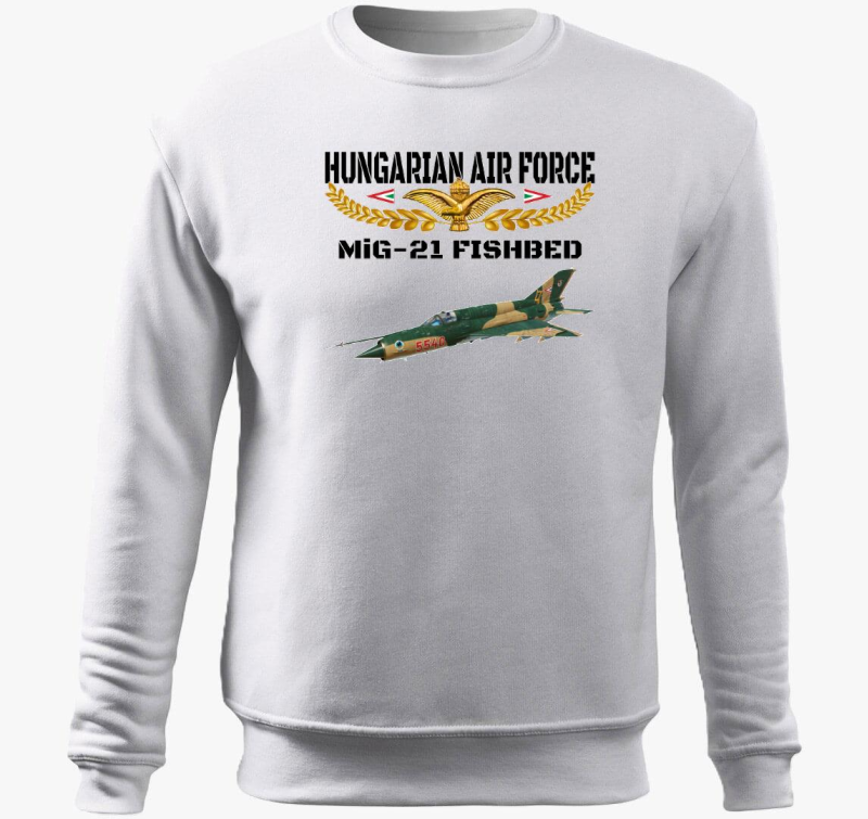 Aranysas MiG-21 pulover s kapuco