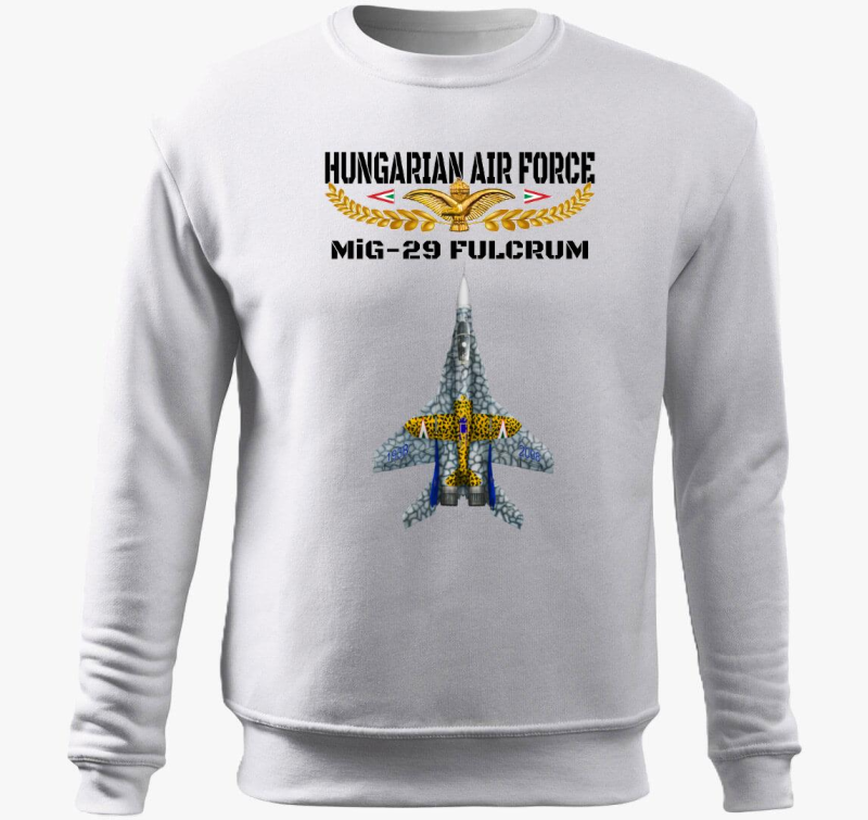 Aranysas MiG-29 pulover s kapuco