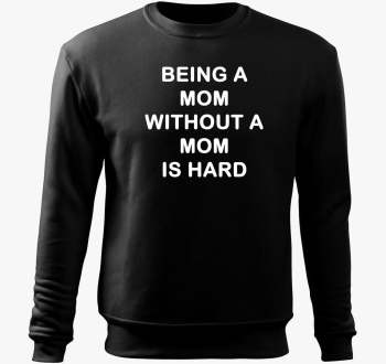 without Mom pulover s kapuco
