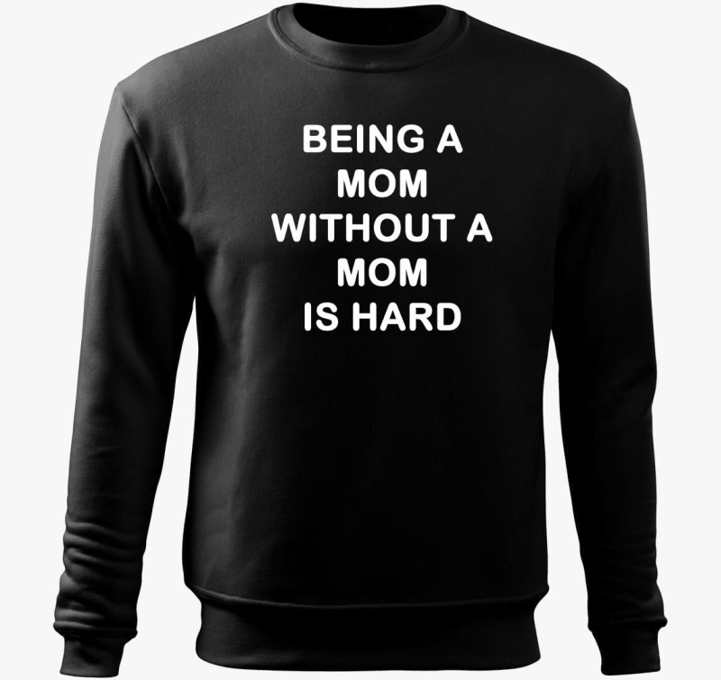 without Mom pulover s kapuco