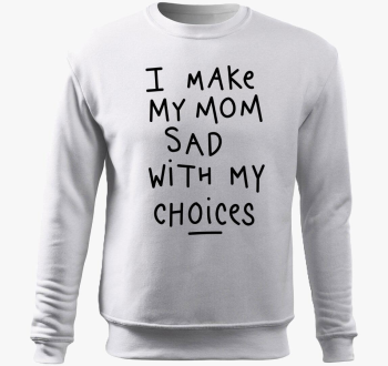 Mom Sad pulover s kapuco