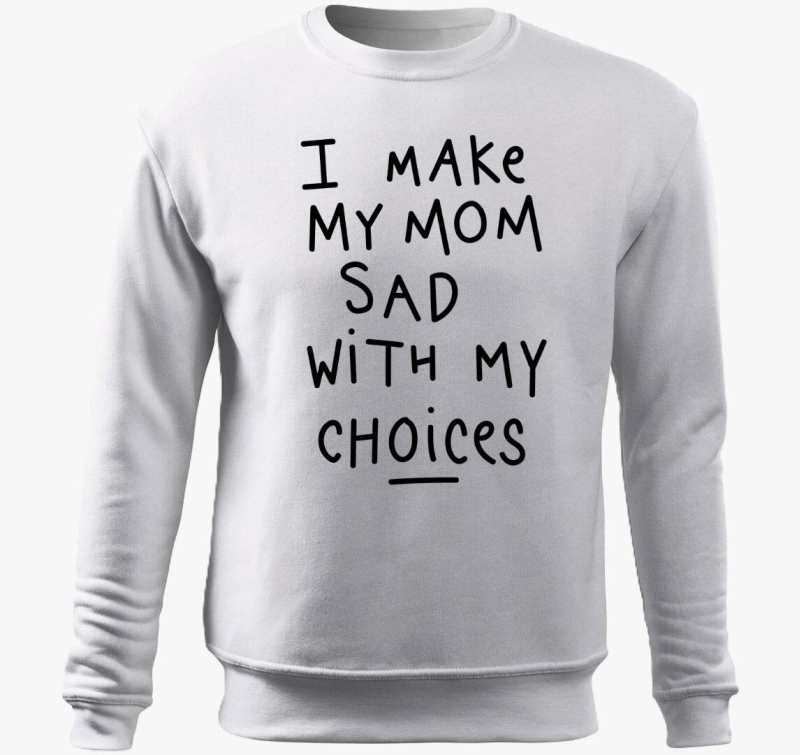 Mom Sad pulover s kapuco