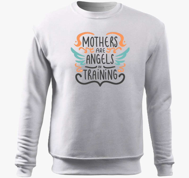 Mothers are Angels pulover s kapuco