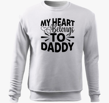 Heart Daddy pulover s kapuco