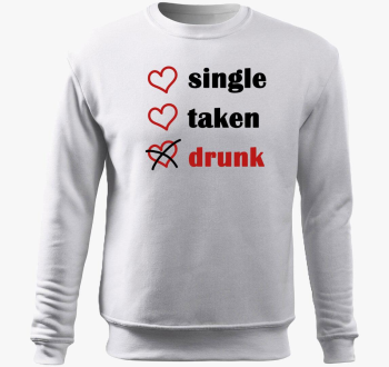 Married Single Drunk pulover s kapuco