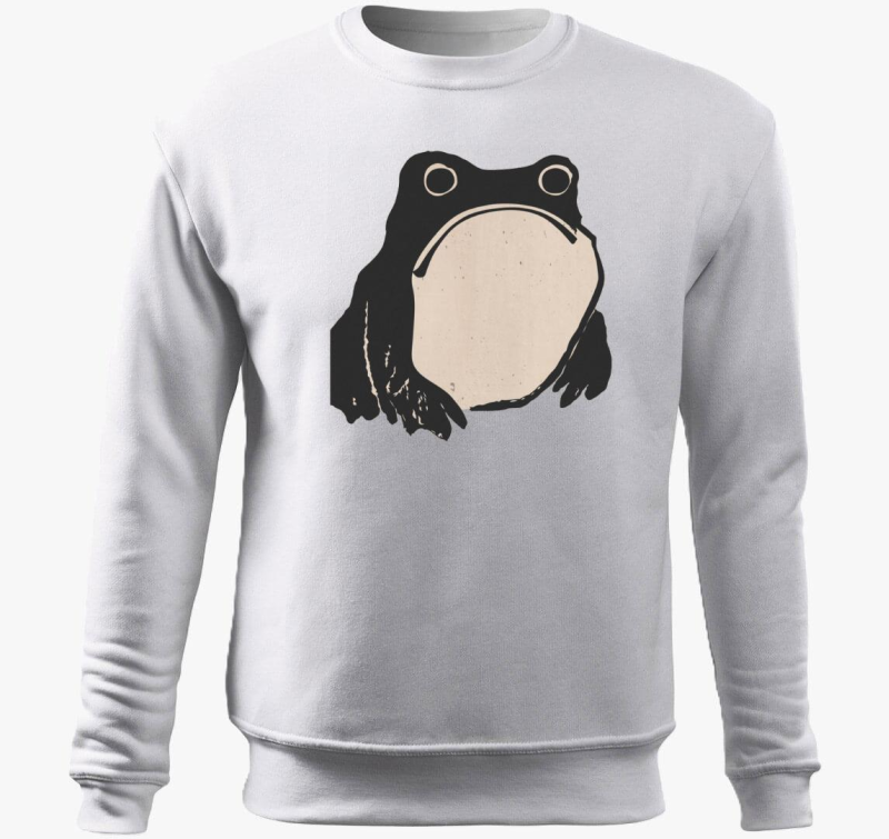 Sad frog vintage pulover s kapuco