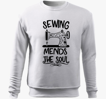 Sewing mends the Soul pulover s kapuco