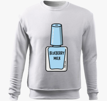 Blueberry Milk pulover s kapuco