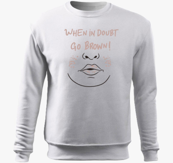 Go Brown pulover s kapuco