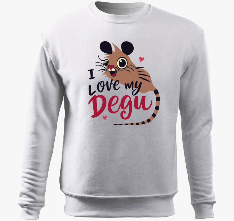 I love my degu pulover s kapuco
