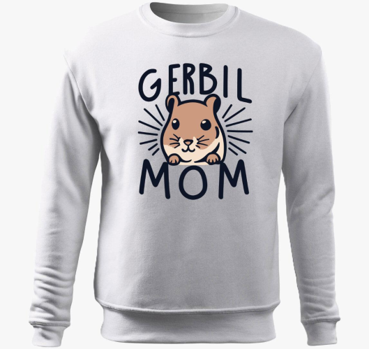Gerbil MOM pulover s kapuco