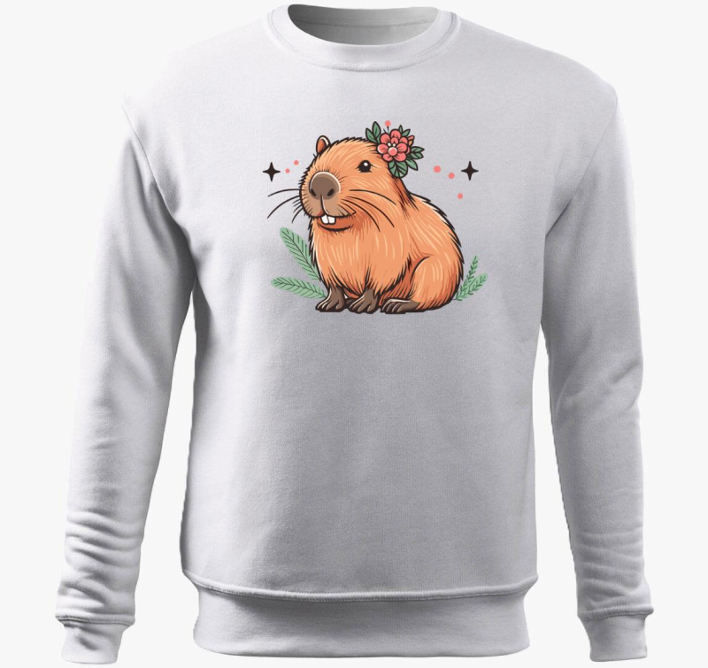 Capybara dekle pulover s kapuco