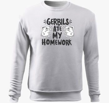 Gerbils ate homework pulover s kapuco