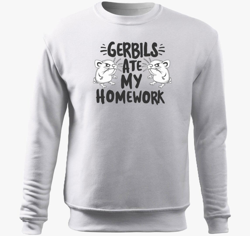 Gerbils ate homework pulover s kapuco