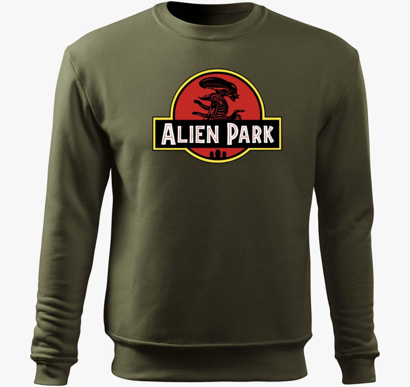 Alien Park pulover s kapuco