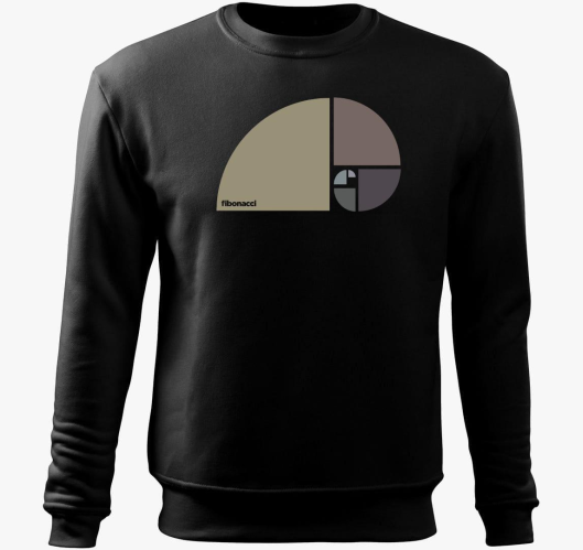 Fibonacci design pulover s kap...