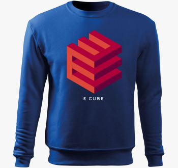 E cube kocka design pulover s kapuco