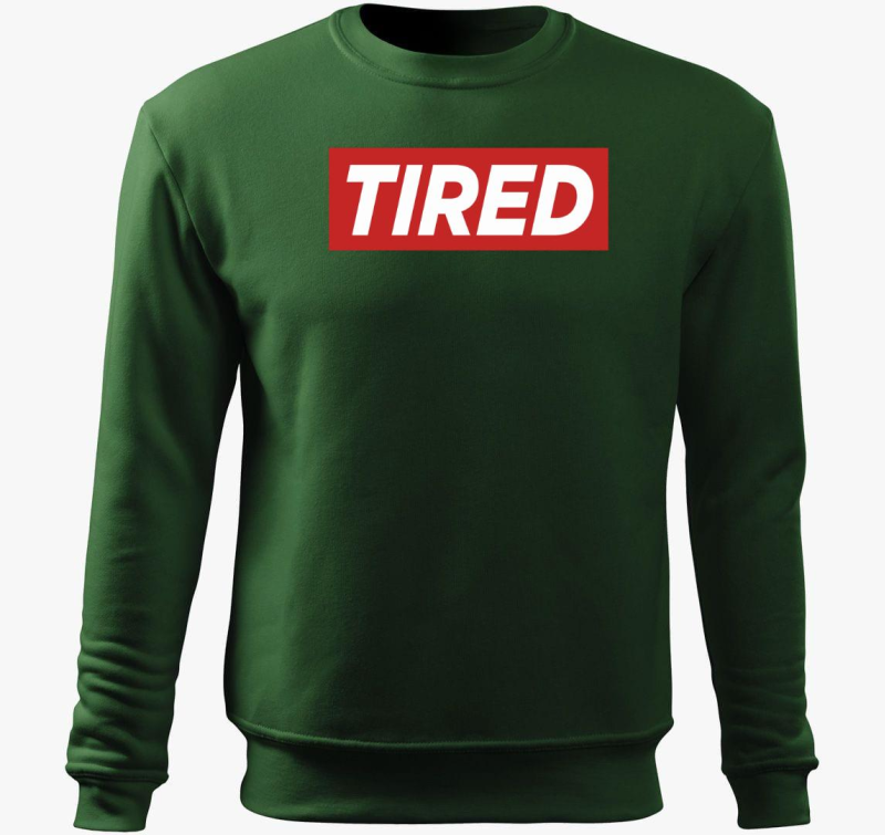 Tired divat pulover s kapuco