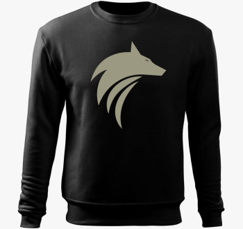 Farkas design divat pulover s kapuco