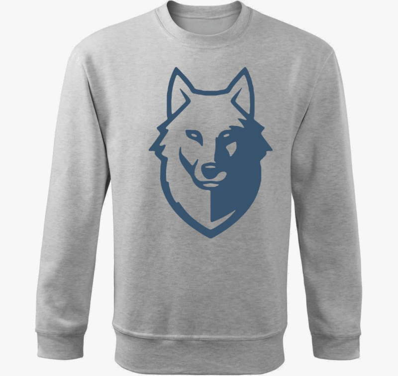 Farkas fej design divat pulover s kapuco