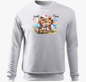 szerelmes Majmok pulover s kapuco