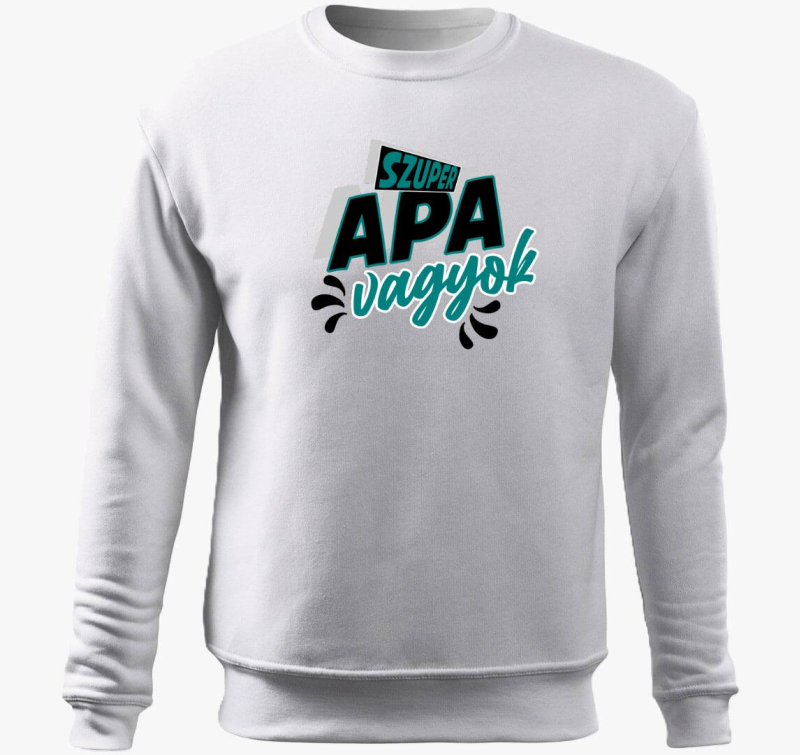 Szuper oče sem pulover s kapuco