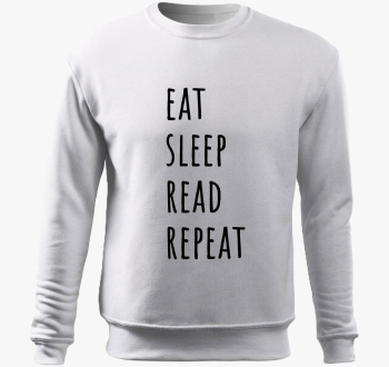 Eat Sleep Read pulover s kapuco