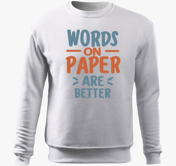 Paper books pulover s kapuco